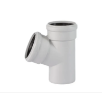 Тройник двухраструбный 110х58/45°, Светло-серый RAL 7035, Ostendorf Skolan dB 335220"