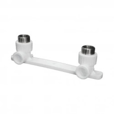 Комплект настенный для смесителя 20х3/4" н.р. (20/5) (Valfex) БЕЛЫЙ