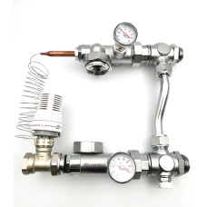 Насосно-смесительный узел для теплого пола 130мм 10БАР "ViEiR"(5/1шт)