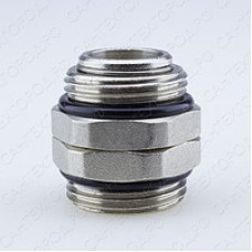 Ниппель поворотный 1" для свободного соединения,  никел.