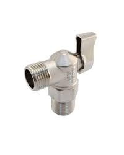 Кран угловой хромированный 1/2х1/2 VIEIR хром(120/1шт), VIEIR