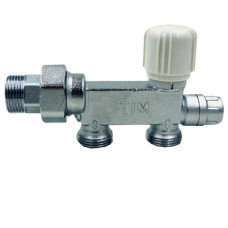 Терморег.узел для прямого нижнего подключения 3/4"