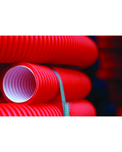 Кожух для трубы до 18 мм (диаметр 20) красный Stout, бухта 50 м