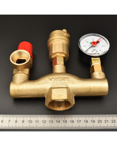 Группа безопасности для котла  ЛАТУНЬViEiR (20/1шт) 3BAR, VIEIR