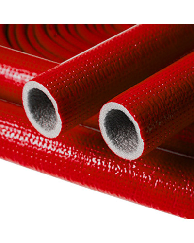 Теплоизоляция для труб Стенофлекс ПЭ 18х6х1000 мм красная (упаковка 10 шт.)