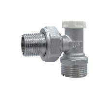 Вентиль регулировочный ДУ15*3/4"*1/2" УГЛОВОЙ 1/2"ViEiR" (120/20шт)