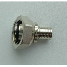 Переходник с накидной гайкой под «ЕВРОКОНУС».никелированный 3/4*20(2.8)(5/120)