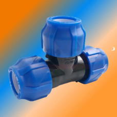 Тройник ПНД компрессионный 32-32-32 (30/6) VALFEX