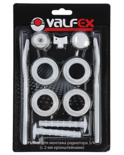 Комплект для монтажа  радиаторов с 2-мя кронштейнами  3/4 VALFEX (40), Valfex