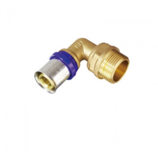 Пресс-фитинг. Уголок никелированный 16 * 1/2" Ш(25/200)