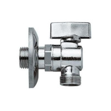 Угловой кран   1/2"-1/2" LUX Ganzer" хром(60/1шт)