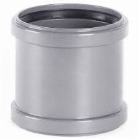 Муфта двухраструбная 40 мм вн. канализация (480/20) VALFEX (ремонтная, без перегородки)