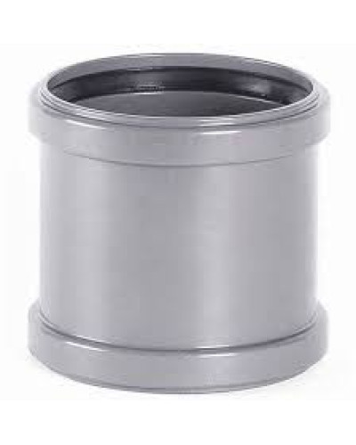 Муфта двухраструбная 40 мм вн. канализация (480/20) VALFEX (ремонтная, без перегородки)