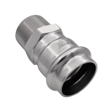 Соединитель прямой с переходом на наружную резьбу42×11/2"  "VER-PRO"   (16/2шт)