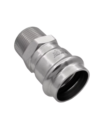 Соединитель прямой с переходом на наружную резьбу42×11/2  VER-PRO   (16/2шт), VIEIR