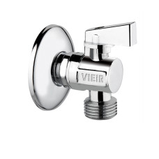Угловой кран   1/2"-3/4 "VIEIR" хром (100/1шт)