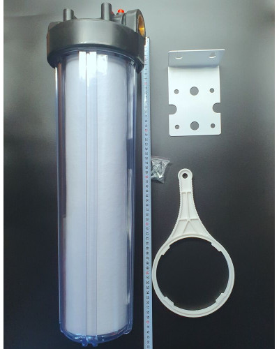 F-06-20P Фильтр магистральный20Л ПРОЗРАЧНЫЙ (4/1 шт), VIEIR