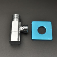 VER36 Угловой кран с отражателем ХРОМ. (120/1шт)