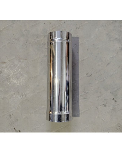 E91E900088 Дымоход из нерж. стали, труба одностенная F80, 500 мм