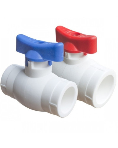 Кран шаровой MINI 32 (40/10) (Valfex) БЕЛЫЙ К, Valfex