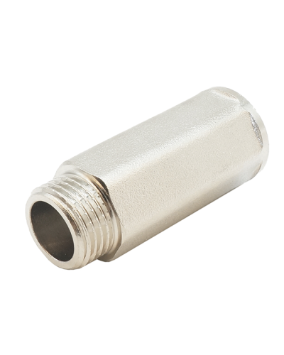 удлинитель никелированный. форма корпуса – шестигранная, под гаечный ключ 1/2-15(10/230), TIM