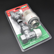 Комплект терморегулирующий 3/4"  УГЛОВОЙ (25/1шт) "ViEiR"