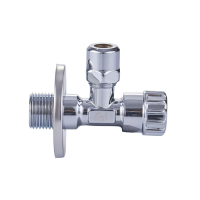 Венитиль-цанга угловой хромированный 1/2"х3/8"х10мм "VIEIR" хром(120/1шт)