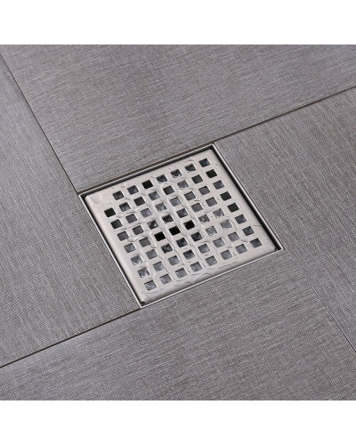 VER15B Трап с сух. затвором150*150мм НЕРЖ.(20/1шт), VIEIR