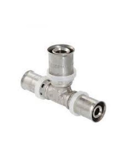 Пресс-фитинг. Тройник никелированный 20 * 20 * 20(12/96), TIM