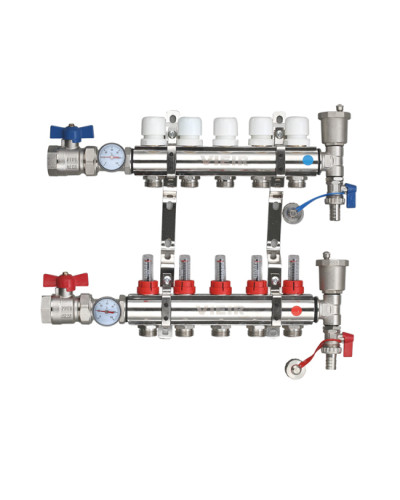 VR113-10B Колл. 10-вых С РАС. БЕЗ КРАН. НЕРЖ.(2/1шт), VIEIR