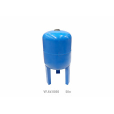 Гидроаккумулятор верт. VALFEX .AV  50л. (СИНИЙ) (с выс.ножками) (15 шт./пал.)