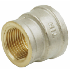 Муфта никелированная 3/4 г * 1/2 г(10/140)