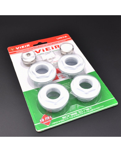 Набор для радиаторов （7）-½, без кронштейна ViEiR (50/1шт), VIEIR