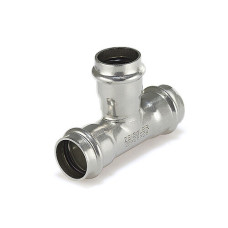 Трехраструбный пресс-тройник из нержавеющей стали 54*54*54mm(1/5)