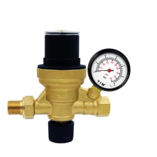 Клапан автоматической подпитки с манометром 1/2"