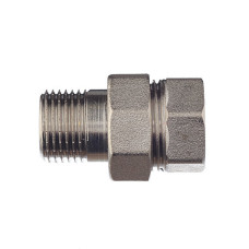 Муфта американка для прямого соединения с плоской прокладкой  никелированная  2"г/ш(2/10)