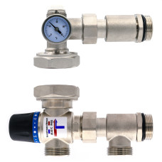 Насосно-смесительный узел для теплого пола KVS2,6  20 °С- 45 °С  "ViEiR"(8/1шт)