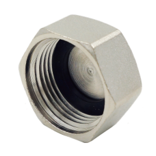 Заглушка резьбовая с прокладкой никелированная 1(10/140)