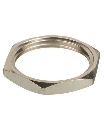 Контргайка без бортики никелированная 3/4 г(10/600), TIM