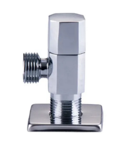 VER40 Кран угловой  с отражателем1/2x3/4VER40 ХРОМ.ViEiR (120/1шт), VIEIR