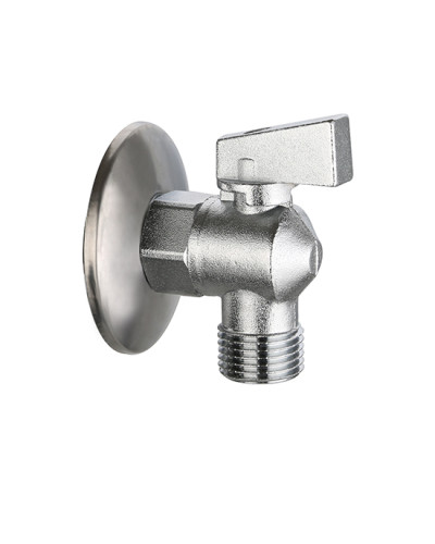 VER33 Угл. кран 1/2х1/2 мат.ЛАТУНЬViEiR (80/20шт), VIEIR