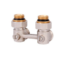 VR309 Вентиль для рад.С ШАРОВЫМ 3/4" УГЛ."VER"(48/4ш)