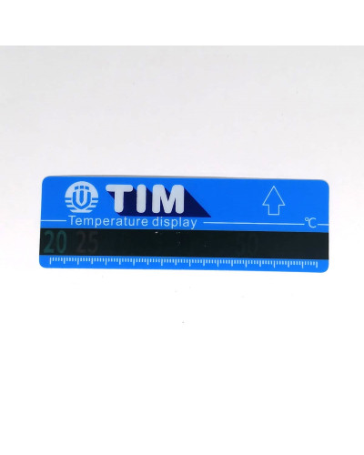 Термометр-полоска на коллекторах обратки(синий)(10/1000), TIM