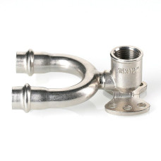 Пресс-водорозетка проходная 15*1/2(1/24)