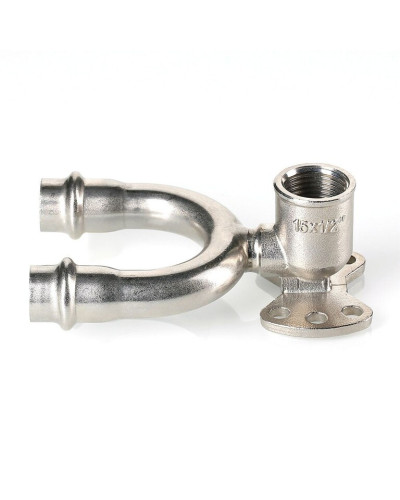 Пресс-водорозетка проходная 15*1/2(1/24), TIM