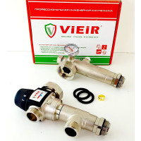 Насосно-смесительный узел для теплого пола 130мм 35-60 °С"ViEiR"(10/1шт)