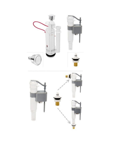 Арматура для бачка унитаза УНИВЕРСАЛЬНЫЙ VIEIR  (16шт), VIEIR