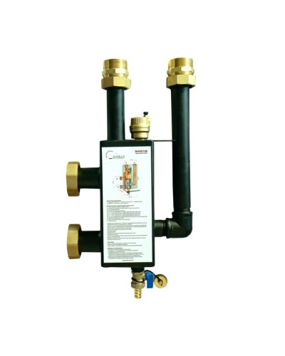 Гидравлический разделитель (гидрострелка)  11/2 (1/1), TIM