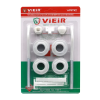 Набор для радиаторов （11）-¾, с 2 прорезиненными кронштейнами "ViEiR" (40/1шт)