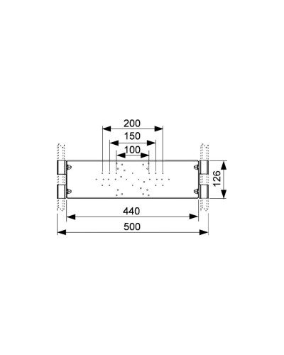 Монтажная пластина для сантехнической арматуры (цена за 1шт.)
